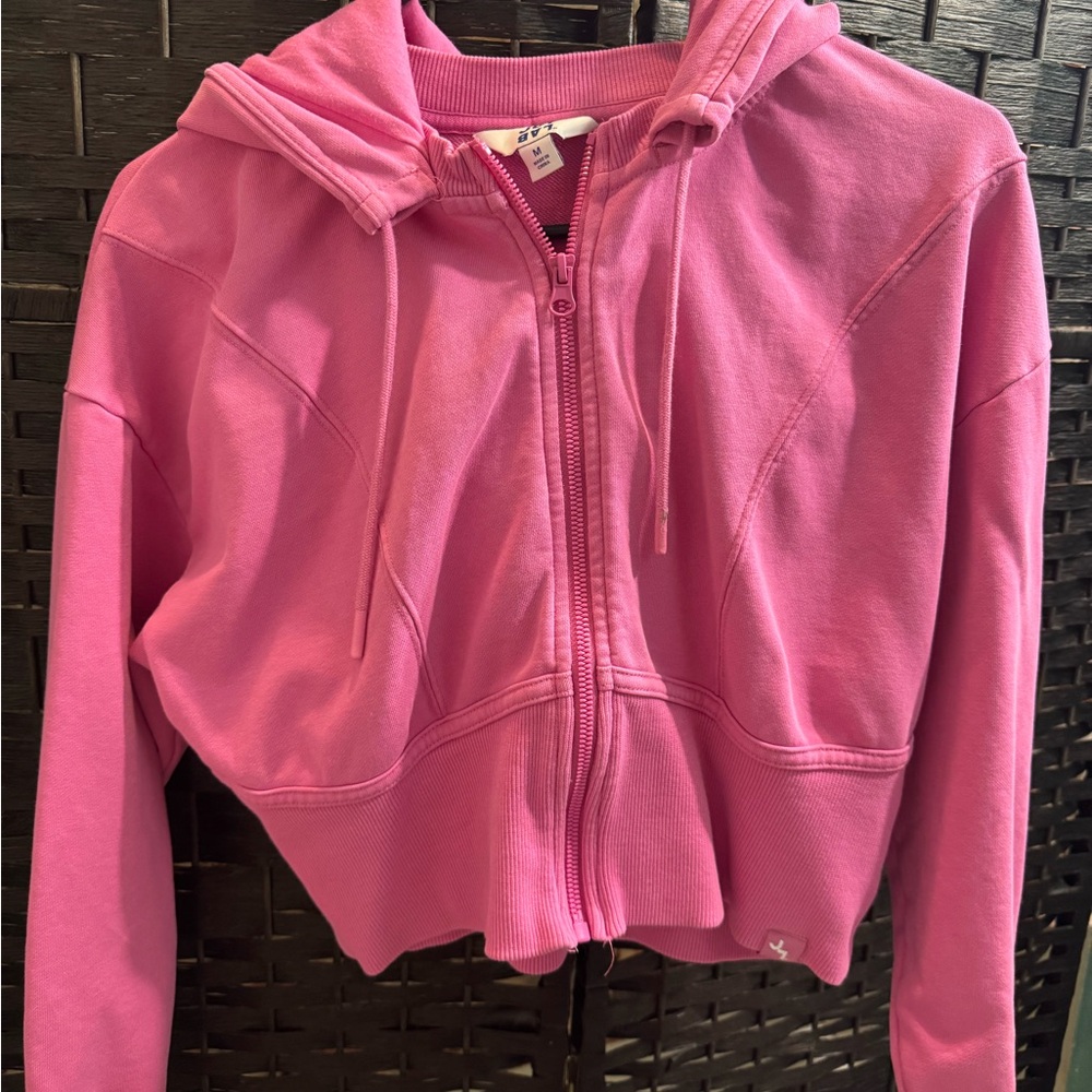 JoyLab Bright Pink Zip-Up Hoodie